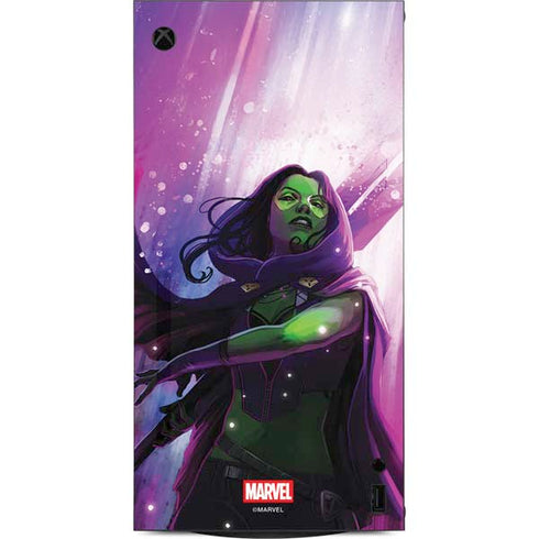 Marvel Gamora Shadow Assassin XBox Series X Digital Edition Console Skin